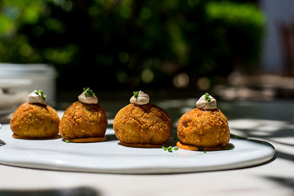 You have to have the croquettes