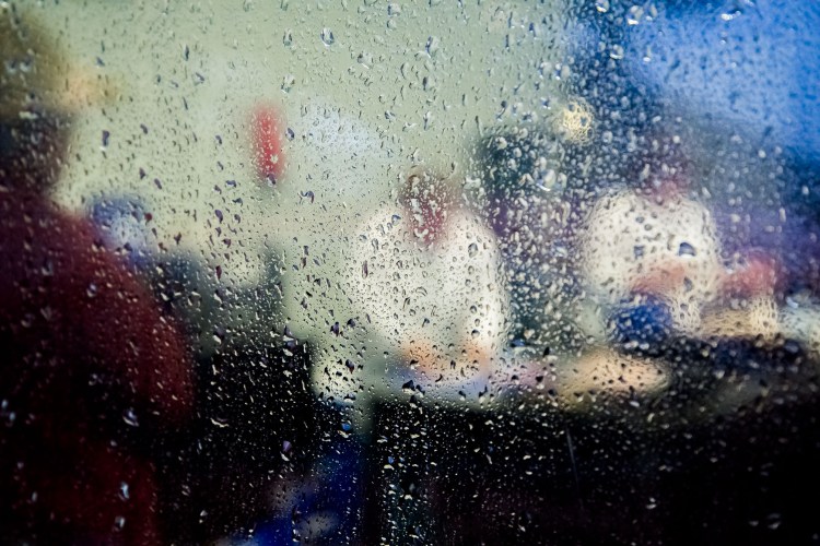 Wet window at Hastings Seafood School